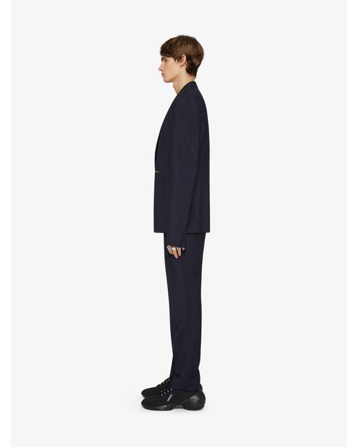 Givenchy Blue Slim-Fit Tailored Pants for men