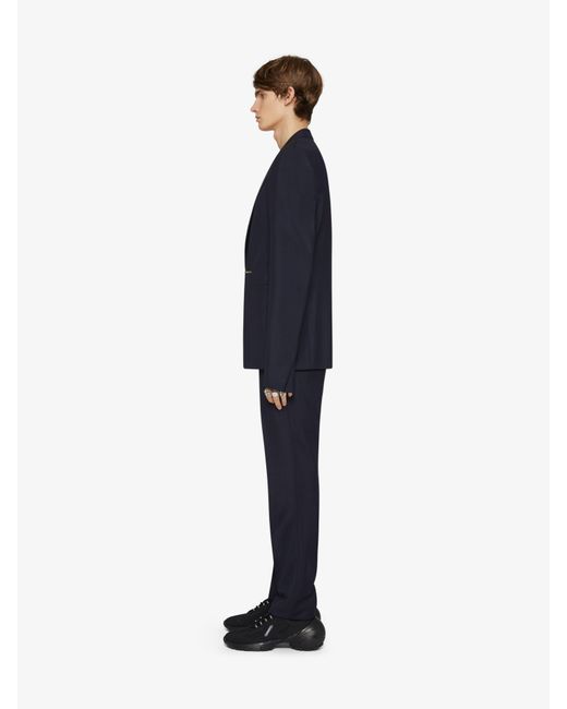 Givenchy Blue Slim Fit Tailored Pants for men