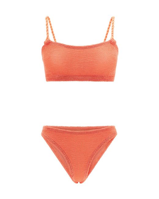 Hunza G Orange 'Phoebe' Bikini