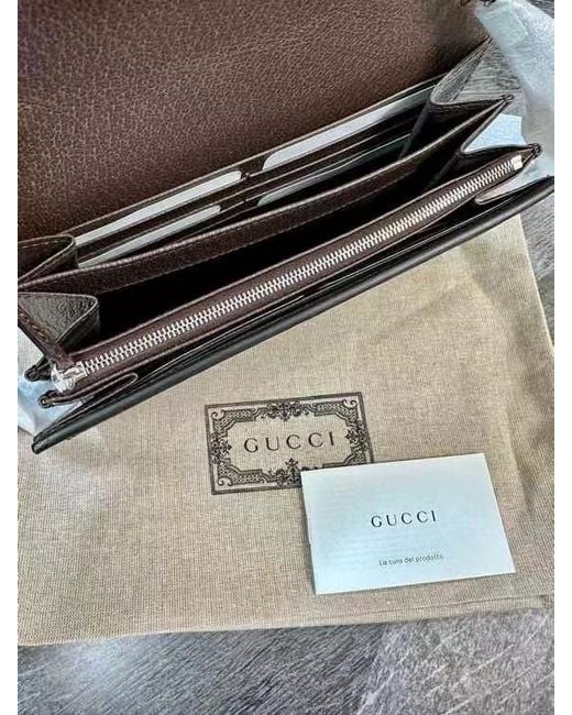 Gucci Natural Dionysus Jumbo Gg Chain Wallet
