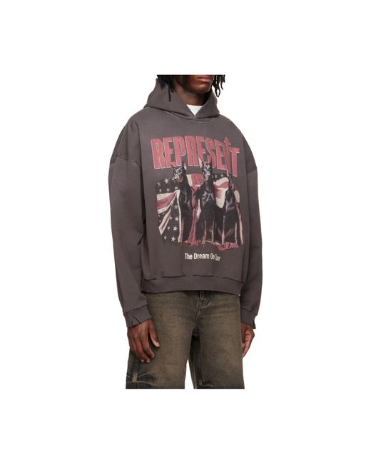 Represent Brown Dream On Tour Graphic Hoodie for men