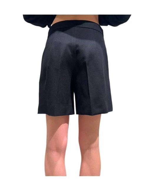 Max Mara Black Studio Mstragazza Tailored Bermuda Shorts