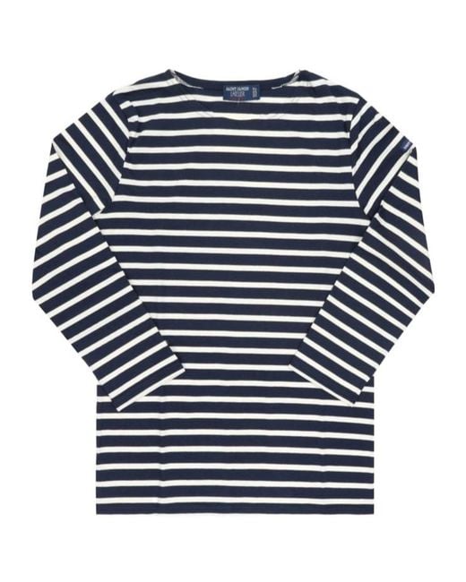 Saint James Blue Striped T-Shirt