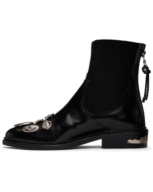Toga Black Chelsea Boots