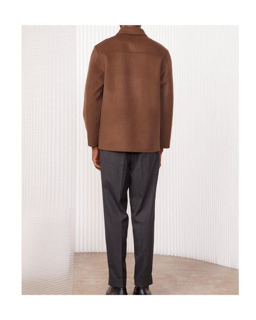 Officine Generale Brown Long Sleeve Jacket for men