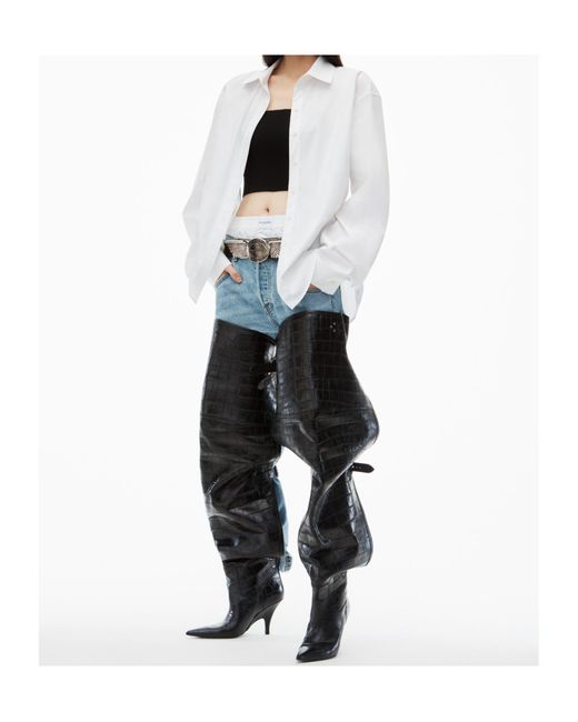Alexander Wang White Twin Set Shirt Top