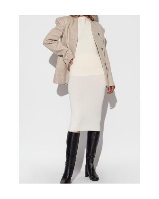 Entire studios Natural V-Neck Blazer