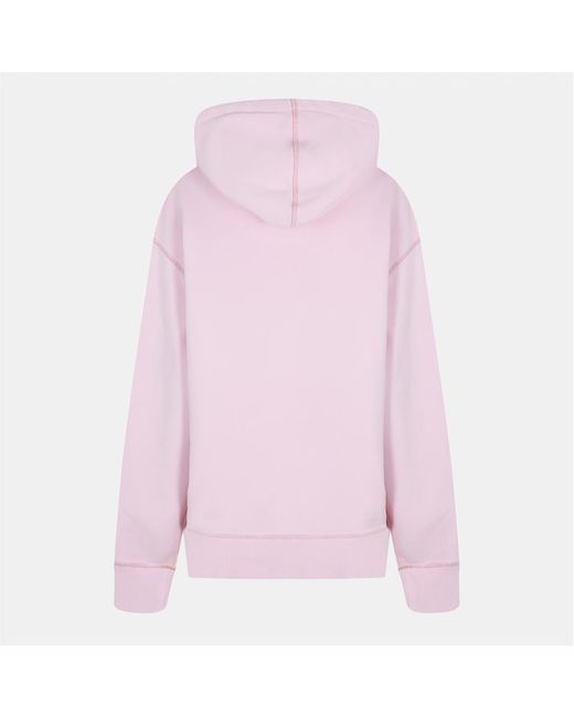 AMI Pink Hooded Sweatshirt