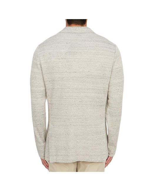 Lardini Gray Long-Sleeved Casual Jacket for men