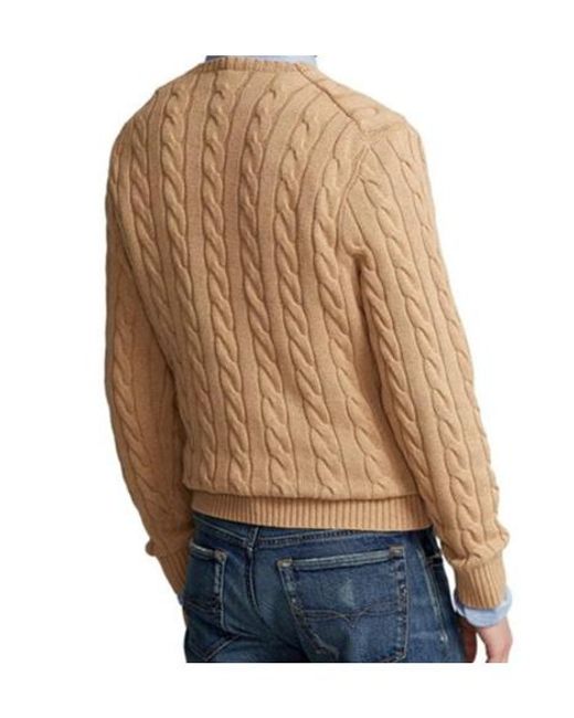 Polo Ralph Lauren Natural Crew Neck Sweater for men