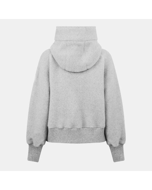 Canada Goose Gray Hooded Coat