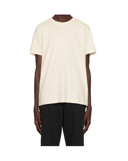 Skims Natural Round Neck Short Sleeve T-Shirt for men
