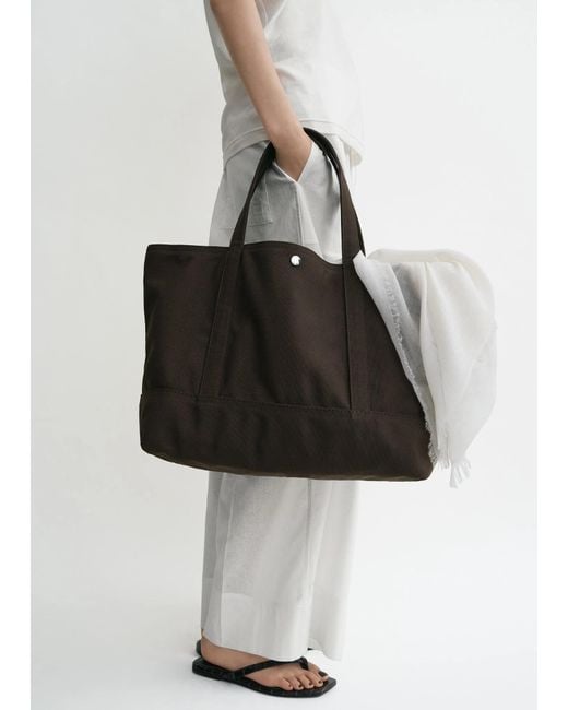 Totême  Black Snap-On Handbag