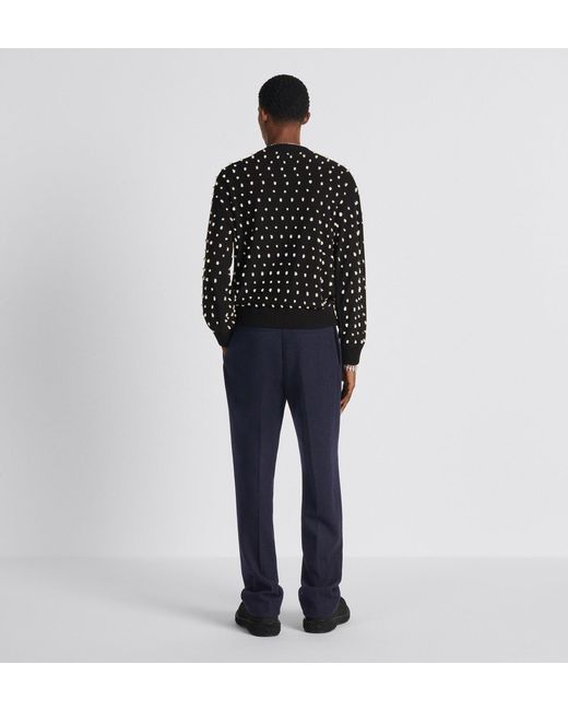 Dior Blue Pleated Pants for men