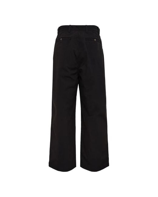 Comme des Garçons Black Comme Des Garçons Homme Pleated Straight Leg Trousers for men