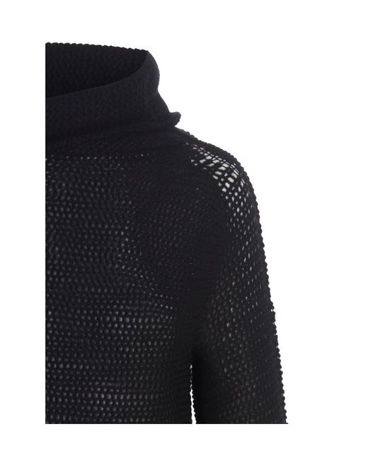 Ann Demeulemeester Black Knitted Pullover