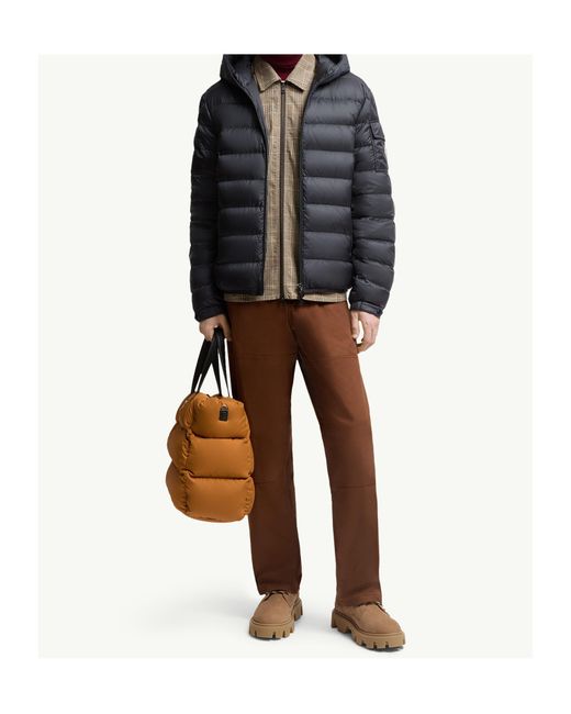Moncler Blue Najan Zip-Up Padded Jacket for men