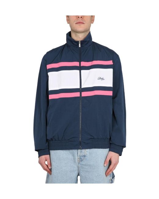 Drole de Monsieur Blue Logo Casual Jacket for men
