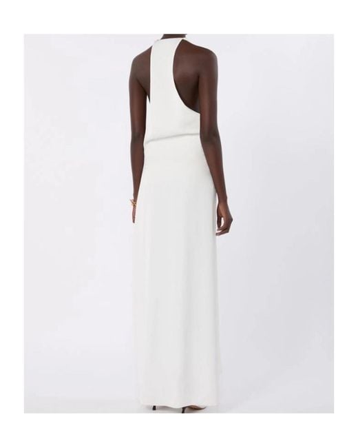 Sportmax White Sleeveless Dress