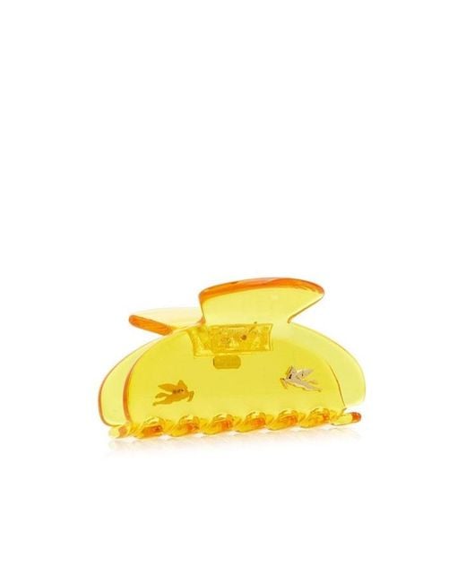 Etro Yellow Logo Hairpin
