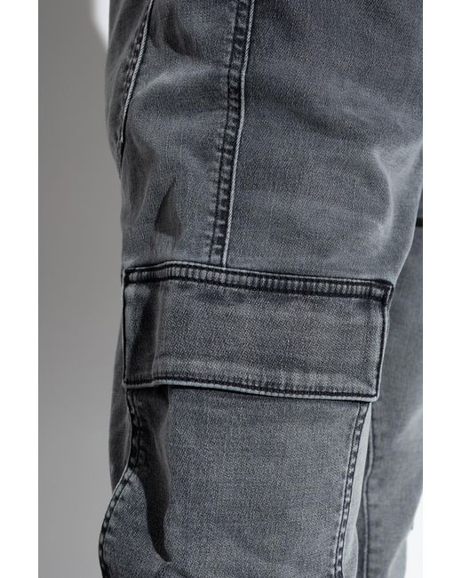 DIESEL Blue 2051 D-Ursy Mid-Rise Slim-Leg Jeans