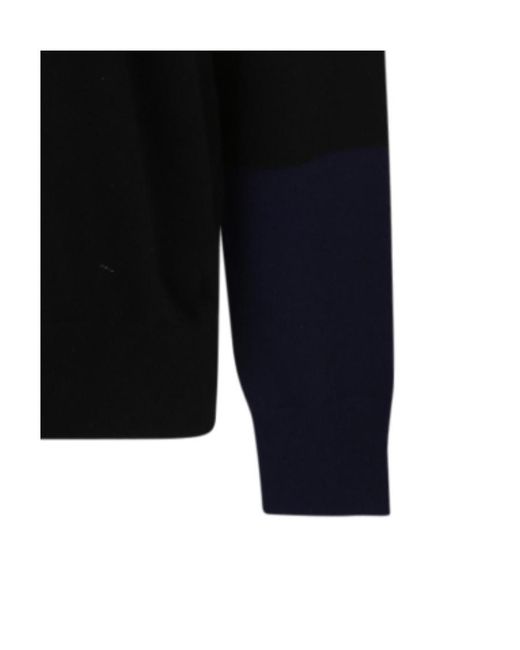 Comme des Garçons Black Wool Knitted Pullover for men