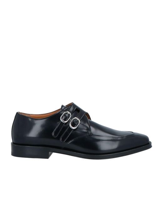 Maison Margiela Black Square-Toe Minimalist Flat Shoes