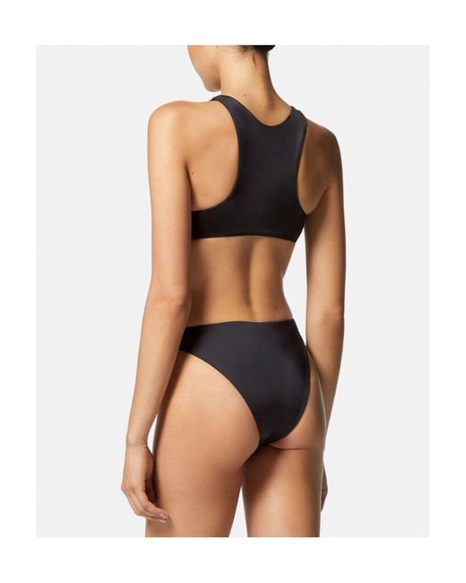 Versace Black Medusa Cut-Out Detailed One-Piece Swimsuit