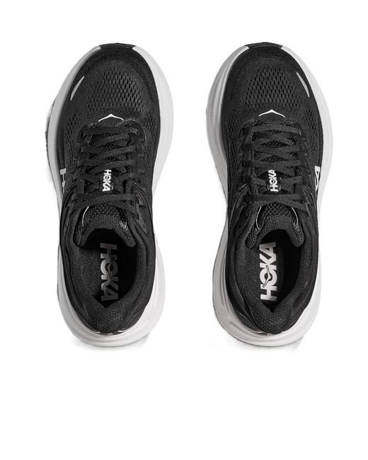 Hoka One One Black Bondi 9 Sneakers