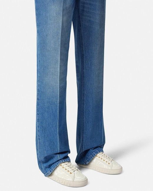 Versace Natural Barocco Greca Sneakers