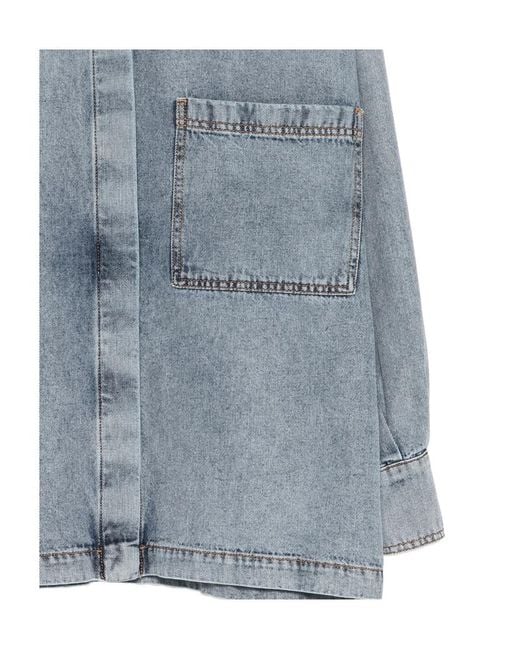 DARKPARK Blue Jenny Denim Boxy Shirt