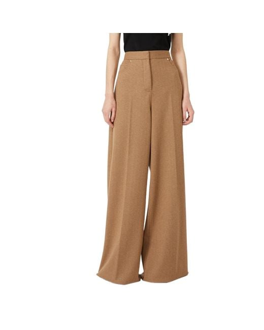 Max Mara Brown Pocket Casual Pants