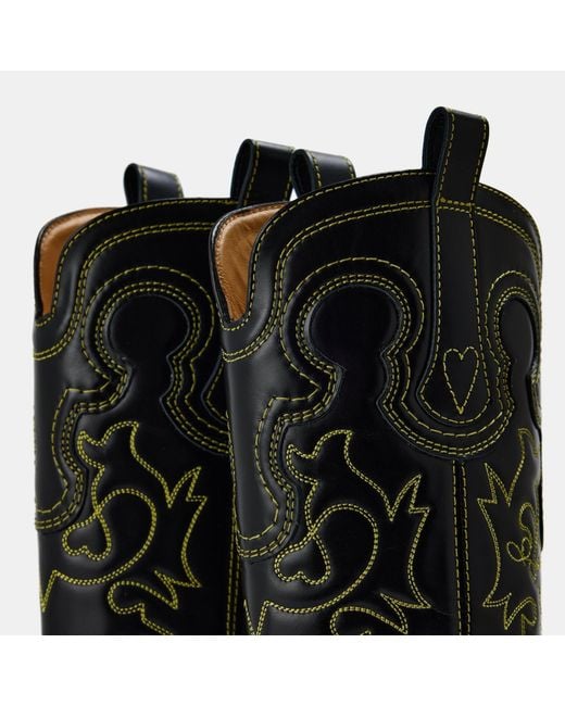 Ganni Black Versatile Boots