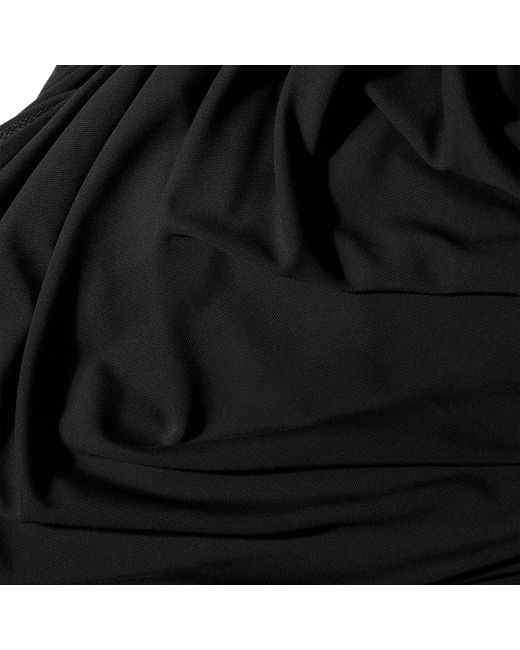 Cult Gaia Black Solid Color Midi Skirt