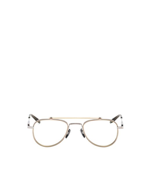 Akoni Natural Calisto Pilot-Frame Glasses for men