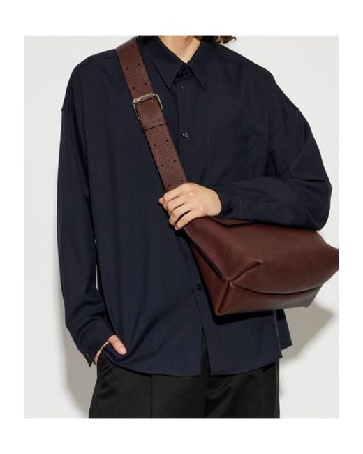 Marni Blue Oversized Pocket Shirt for men