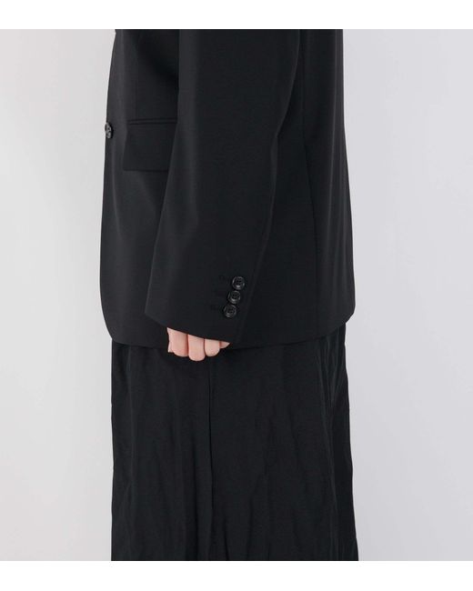 Comme des Garçons Black Round Collar Jacket