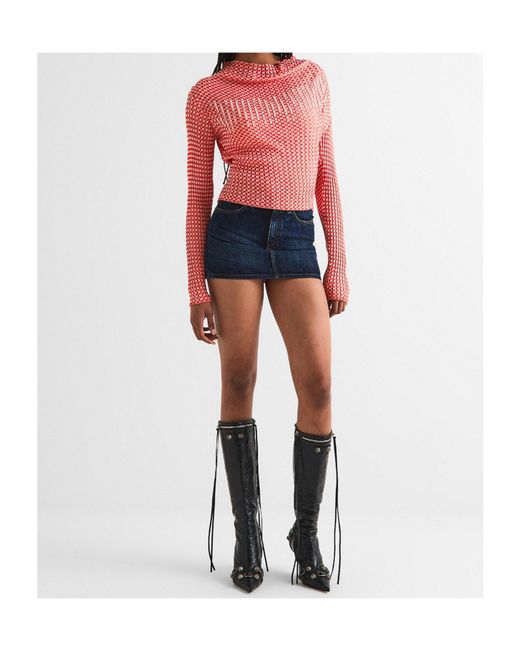 Jean Paul Gaultier Red Long Sleeve T-Shirt