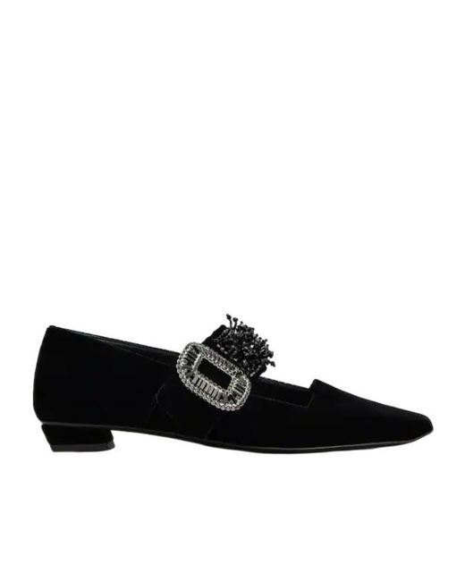 Roger Vivier Black Belle Vivier Mary Janes