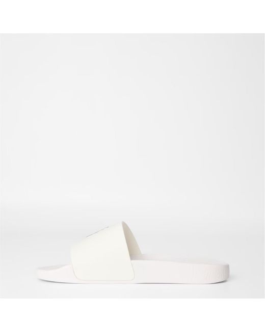 Polo Ralph Lauren White Logo Slippers