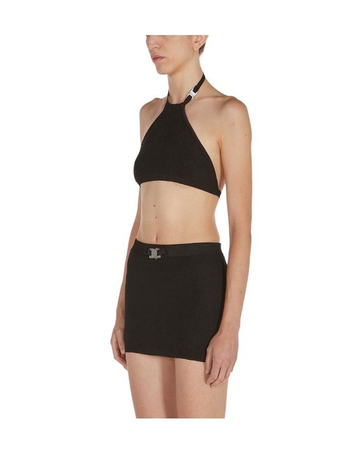 1017 ALYX 9SM Black Knitted Buckle Top