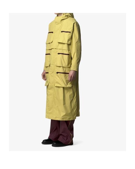 K-Way Metallic 4.0 3L Effol Long Waterproof Jacket for men