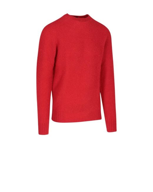 Howlin' By Morrison Red Birth Of The Cool Knitted Sweater for men