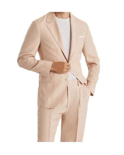 Brunello Cucinelli Natural Prince-Of-Wales-Check Blazer for men