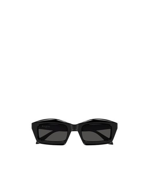 Alaïa Black Alaïa Rectangular Frame Sunglasses