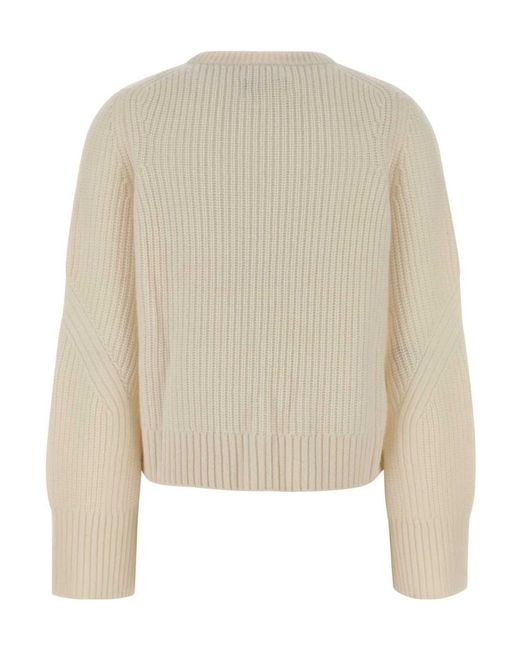 Loulou de Saison Natural Alfie Round Neck Knitwear