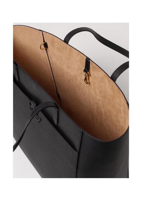 Ralph Lauren Black Lauren Cameryn Top Handle Bag