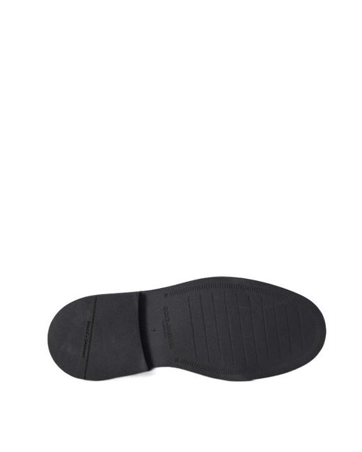 Dolce & Gabbana Blue Round Toe Ankle Boots for men