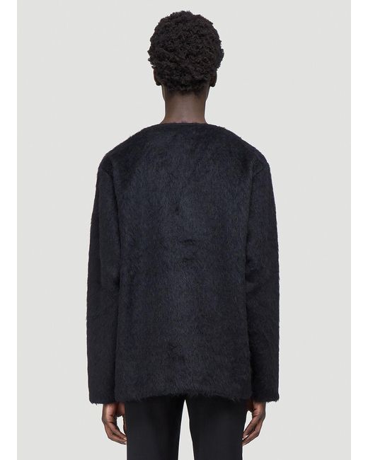 Our Legacy Black V Neck Knit Cardigan for men