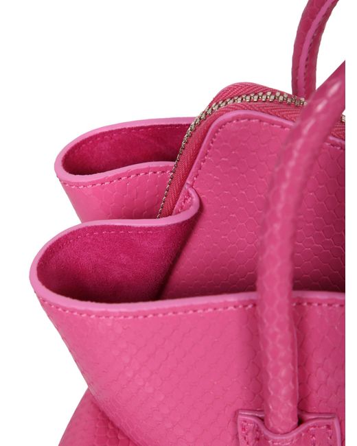 The Attico Pink Double-Handle Handbag